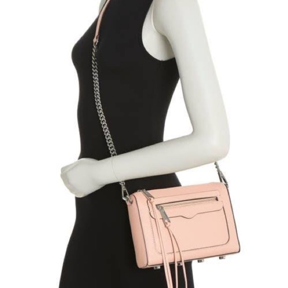 492- Rebecca Minkoff NWT Avery Leather Crossbody Bag - Picture 3 of 7